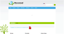 Desktop Screenshot of novomed.gr